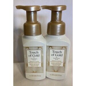 Bath & Body Works TOUCH OF GOLD Gentle & Clean Foaming Hand Soap 8.75 oz x 2